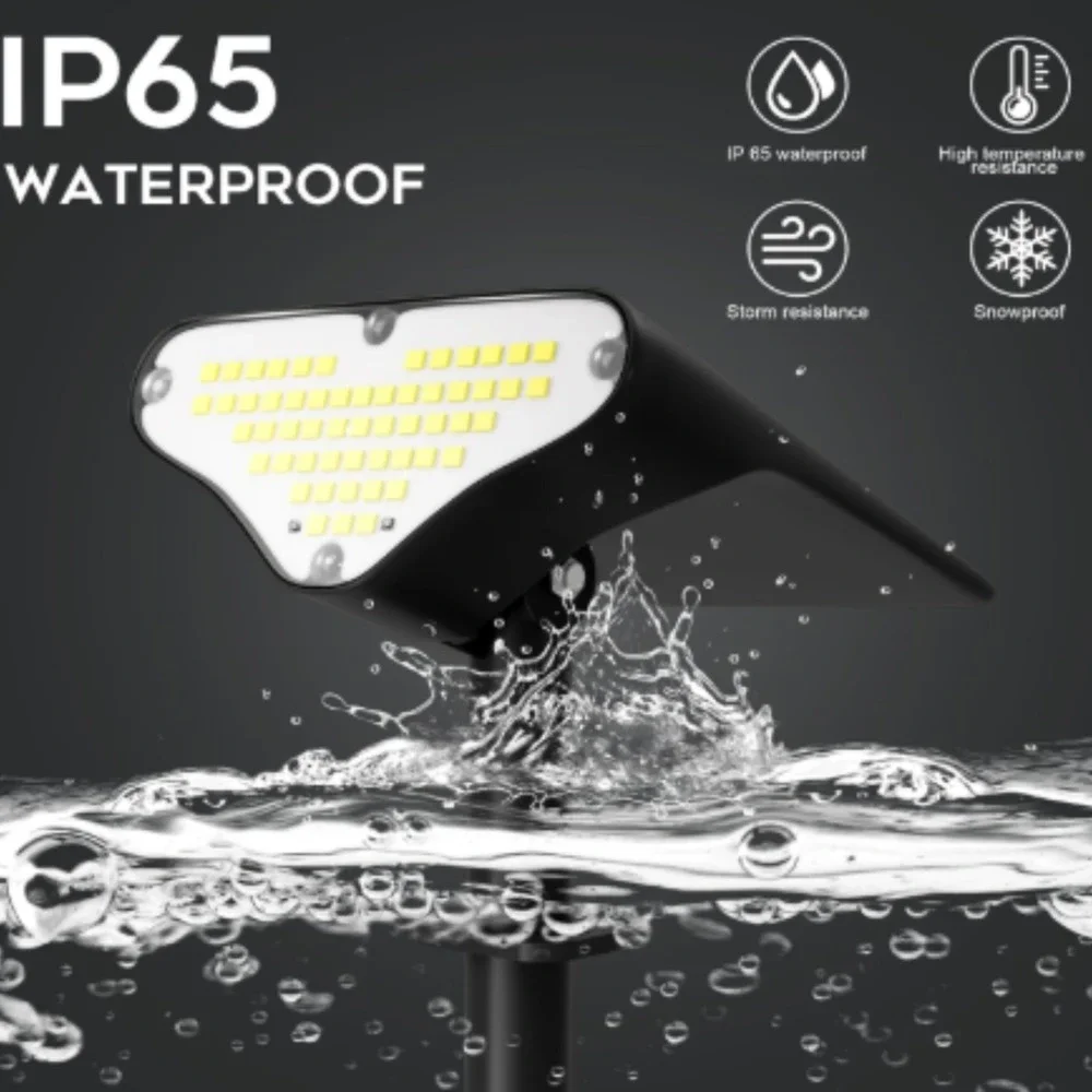 Solar Spot Lights Outdoor 4 count Solar Landscape Spotlights Solar Spotlight